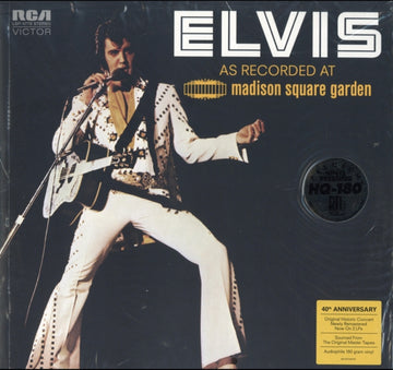 PRESLEY, ELVIS | ELVIS: AS RECORDED AT MADISON SQUARE GARDEN | VINYL RECORD (LP)