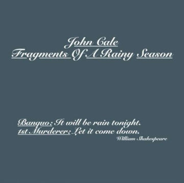 CALE, JOHN | FRAGMENTS OF A RAINY SEASON (2LP/DL CARD) | VINYL RECORD (LP)