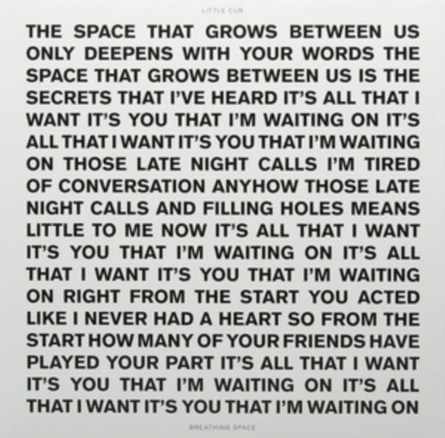 LITTLE CUB | BREATHING SPACE | VINYL RECORD (LP)