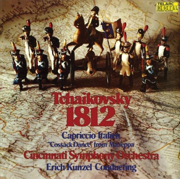 KUNZEL, ERICH/CINCINNATI SYMPHONY ORCHESTRA | TCHAIKOVSKY: 1812 OVERTURE, CAPRICCIO ITALIEN, COSSACK DANCE FROM MAZE (LP) | VINYL RECORD (LP)