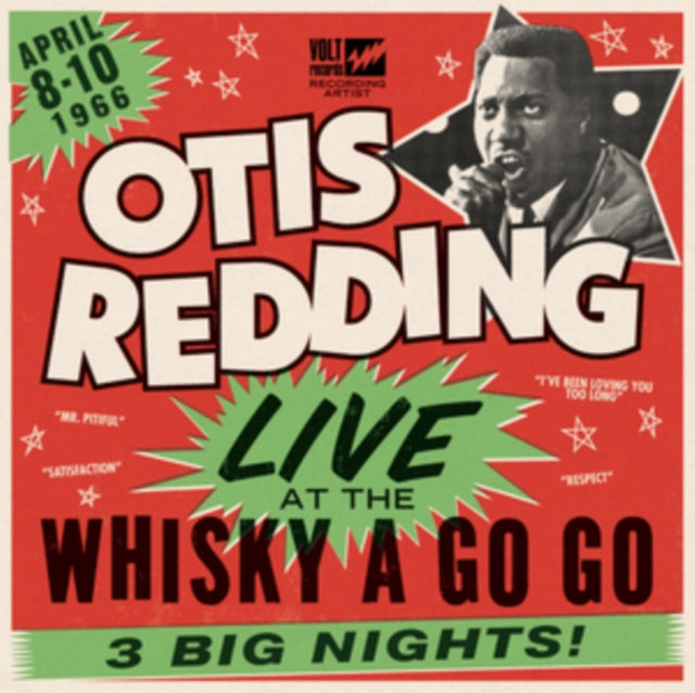 REDDING, OTIS | LIVE AT THE WHISKY A GO GO | VINYL RECORD (LP)