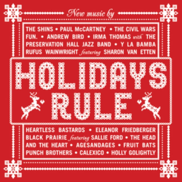 VARIOUS ARTISTS | HOLIDAYS RULE (2LP/TRANSLUCENT RED VINYL) | VINYL RECORD (LP)