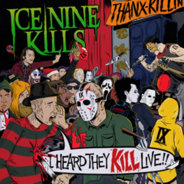 ICE NINE KILLS | I HEARD THEY KILL LIVE (2LP/NEON GREEN MARBLE VINYL) | VINYL RECORD (LP)