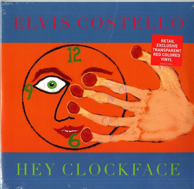 COSTELLO, ELVIS | HEY CLOCKFACE (TRANSPARENT RED VINYL/2LP) (I) | VINYL RECORD (LP)