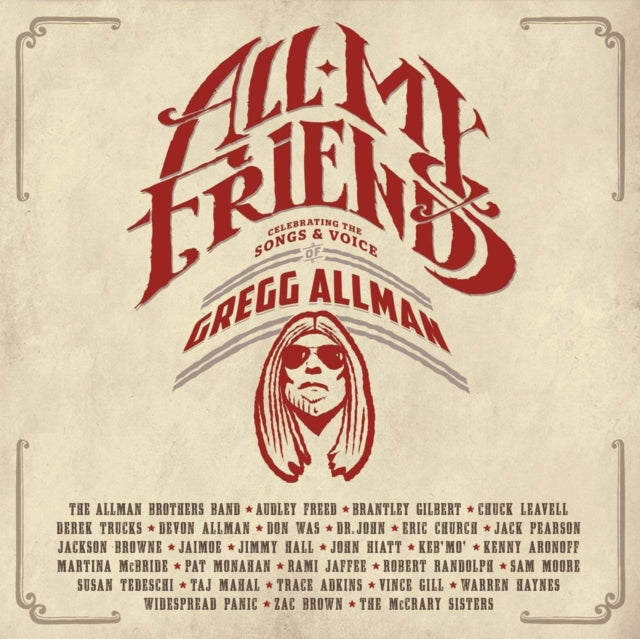 VARIOUS ARTISTS | ALL MY FRIENDS: CELEBRATING THE SONGS & VOICE OF GREGG ALLMAN (4LP) | VINYL RECORD (LP)