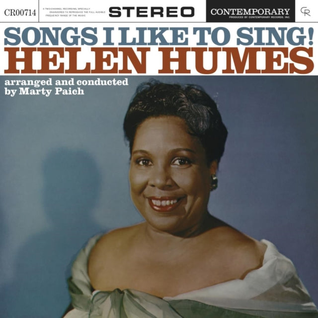 HUMES, HELEN | SONGS I LIKE TO SING! (CONTEMPORARY RECORDS ACOUSTIC SOUNDS SERIES) | VINYL RECORD (LP)