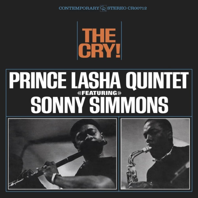 PRINCE LASHA QUINTET | CRY! (CONTEMPORARY RECORDS ACOUSTIC SOUNDS SERIES) | VINYL RECORD (LP)