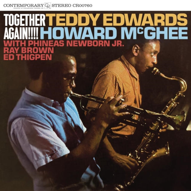 EDWARDS, TEDDY & HOWARD MCGHEE | TOGETHER AGAIN!!!! (CONTEMPORARY RECORDS ACOUSTIC SOUNDS SERIES) | VINYL RECORD (LP)