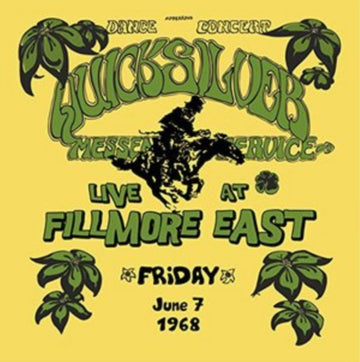 QUICKSILVER MESSENGER SERVICE | LIVE AT FILLMORE EAST, FRIDAY, JUNE 7, 1968 (2LP) | VINYL RECORD (LP)