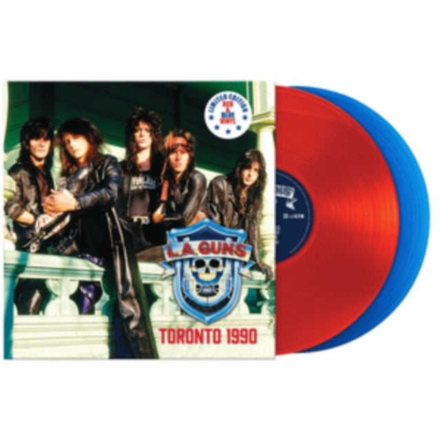 L.A. GUNS | TORONTO 1990 (RED & BLUE VINYL) | VINYL RECORD (LP)