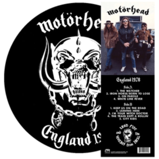 MOTORHEAD | ENGLAND 1978 (PICTURE DISC) | VINYL RECORD (LP)