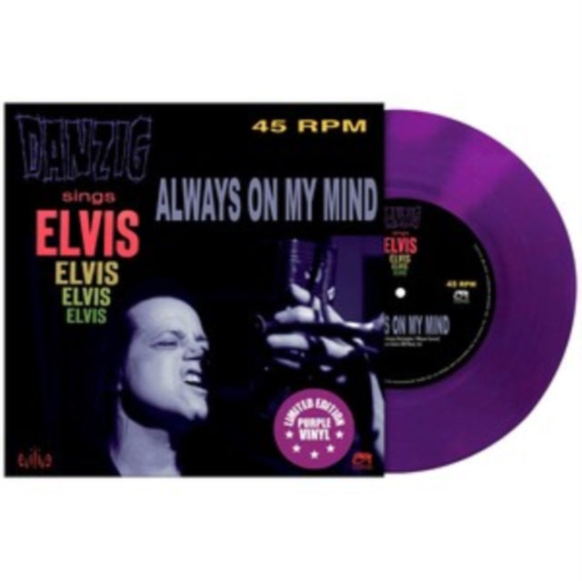 DANZIG | ALWAYS ON MY MIND (PURPLE VINYL) | 7IN VINYL