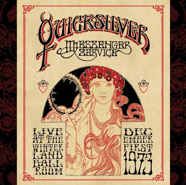 QUICKSILVER MESSENGER SERVICE | LIVE AT THE WINTERLAND BALLROOM - DECEMBER 1, 1973 | VINYL RECORD (LP)