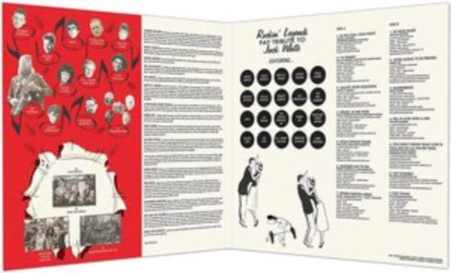 VARIOUS ARTISTS | ROCKIN' LEGENDS PAY TRIBUTE TO JACK WHITE | VINYL RECORD (LP)