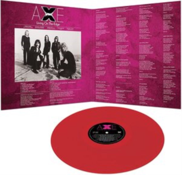 AXE | LIVING ON THE EDGE | VINYL RECORD (LP)