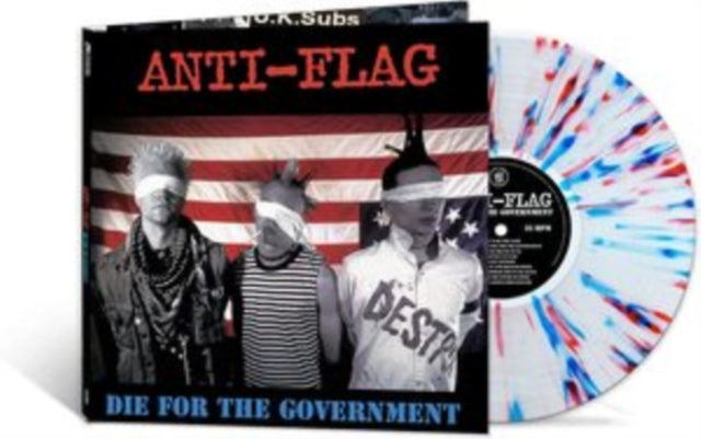 ANTI-FLAG | DIE FOR THE GOVERNMENT (RED WHITE & BLUE SPLATTER VINYL) | VINYL RECORD (LP)