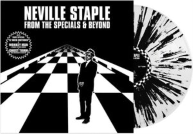 STAPLE, NEVILLE | FROM THE SPECIALS & BEYOND (BLACK & WHITE SPLATTER VINYL) | VINYL RECORD (LP)
