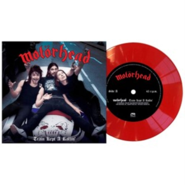 MOTORHEAD / LEMMY | TRAIN KEPT A-ROLLIN' (RED VINYL) | 7IN VINYL