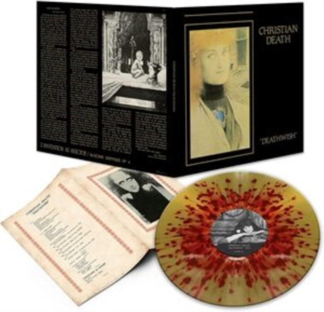 CHRISTIAN DEATH | DEATHWISH (DELUXE/RED & GOLD SPLATTER VINYL) | VINYL RECORD (LP)
