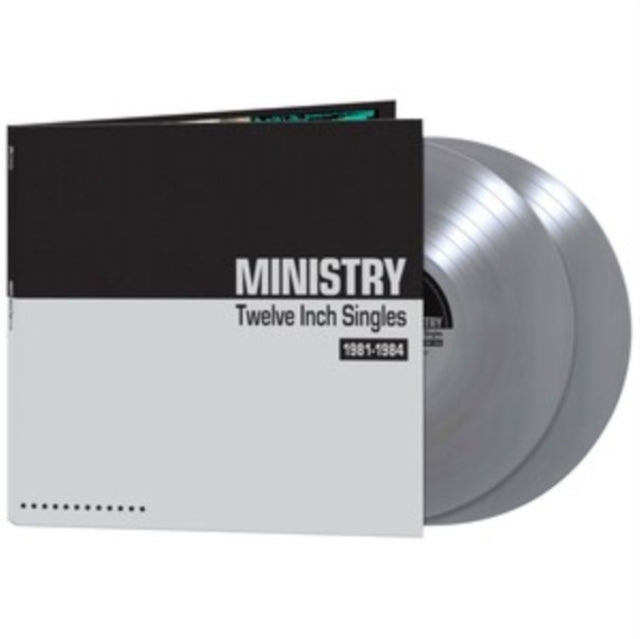 MINISTRY | TWELVE INCH SINGLES 1981-1984 (SILVER VINYL/2LP) | VINYL RECORD (LP)