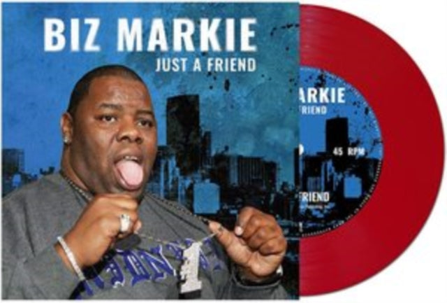 BIZ MARKIE | JUST A FRIEND (RED VINYL) | 7IN VINYL