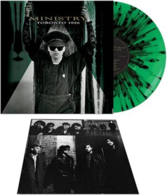 MINISTRY | TORONTO 1986 (GREEN & BLACK SPLATTER VINYL) | VINYL RECORD (LP)