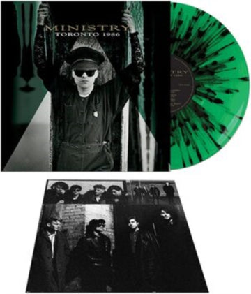 MINISTRY | TORONTO 1986 (GREEN & BLACK SPLATTER VINYL) | VINYL RECORD (LP)