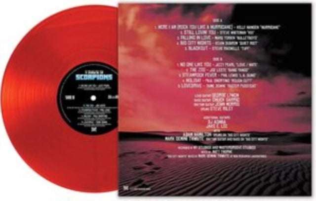 LYNCH, GEORGE | TRIBUTE TO SCORPIONS (RED VINYL) | VINYL RECORD (LP)