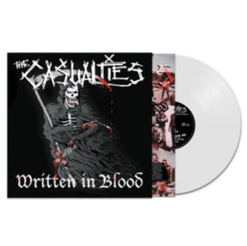 CASUALTIES | WRITTEN IN BLOOD (WHITE VINYL) | VINYL RECORD (LP)