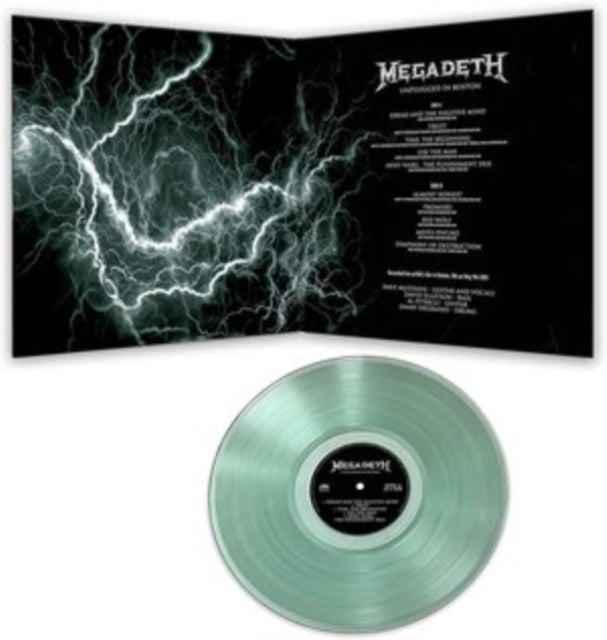 MEGADETH | UNPLUGGED IN BOSTON (COKE BOTTLE GREEN VINYL) | VINYL RECORD (LP)