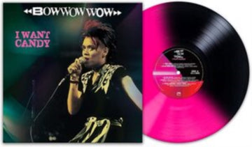 BOW WOW WOW | I WANT CANDY (PINK/BLACK STRIPE VINYL) | VINYL RECORD (LP)