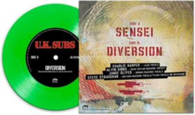 UK SUBS | SENSEI (GREEN 7INCH) | 7IN VINYL