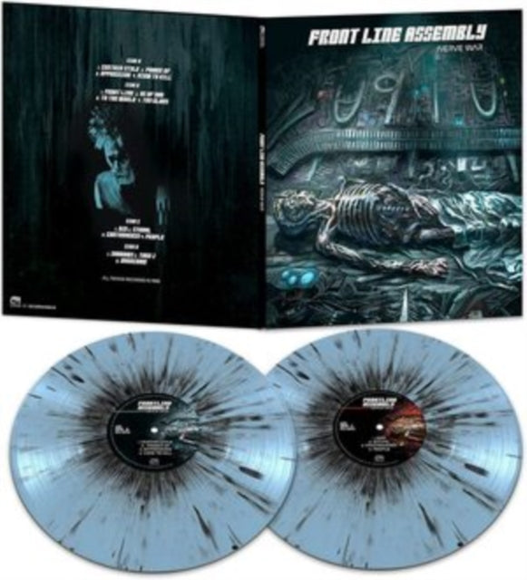FRONT LINE ASSEMBLY | NERVE WAR (BLUE/BLACK SPLATTER VINYL) | VINYL RECORD (LP)