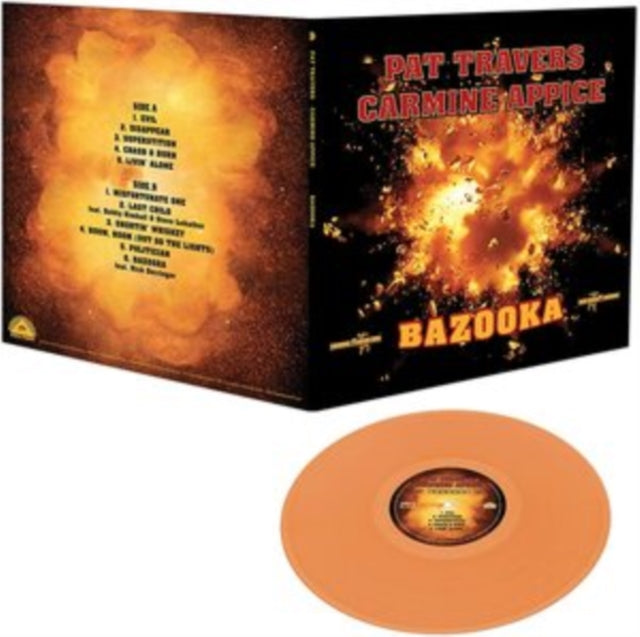 TRAVERS, PAT & CARMINE APPICE | BAZOOKA (ORANGE VINYL) | VINYL RECORD (LP)