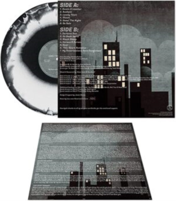 DOWN BY LAW | LONELY TOWN (BLACK & WHITE HAZE VINYL) | VINYL RECORD (LP)
