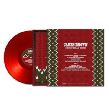 BROWN, JAMES | CHRISTMAS TIME  (RED VINYL) | VINYL RECORD (LP)