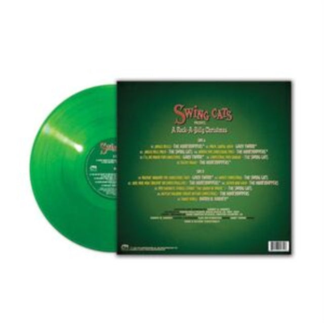 SWING CATS | ROCK-A-BILLY CHRISTMAS (GREEN VINYL) | VINYL RECORD (LP)