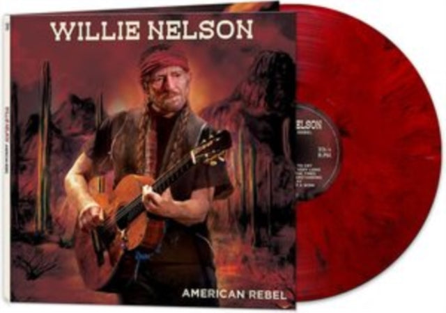 NELSON, WILLIE | AMERICAN REBEL (RED MARBLE VINYL) | VINYL RECORD (LP)