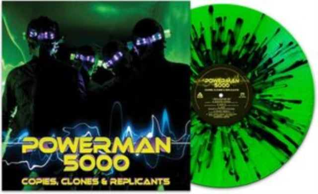 POWERMAN 5000 | COPIES, CLONES & REPLICANTS (GREEN/BLACK SPLATTER VINYL) | VINYL RECORD (LP)