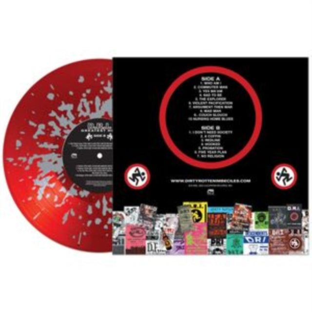 D.R.I. | GREATEST HITS (RED/SILVER SPLATTER VINYL) | VINYL RECORD (LP)