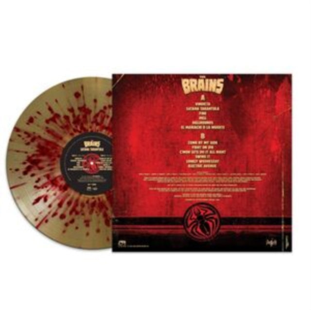 BRAINS | SATANA TARANTULA (GOLD/RED SPLATTER VINYL) | VINYL RECORD (LP)