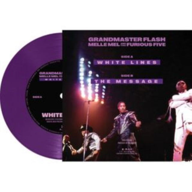 GRANDMASTER FLASH; MELLE MEL & THE FURIOUS FIVE | WHITE LINES (PURPLE 7INCH) | 7IN VINYL