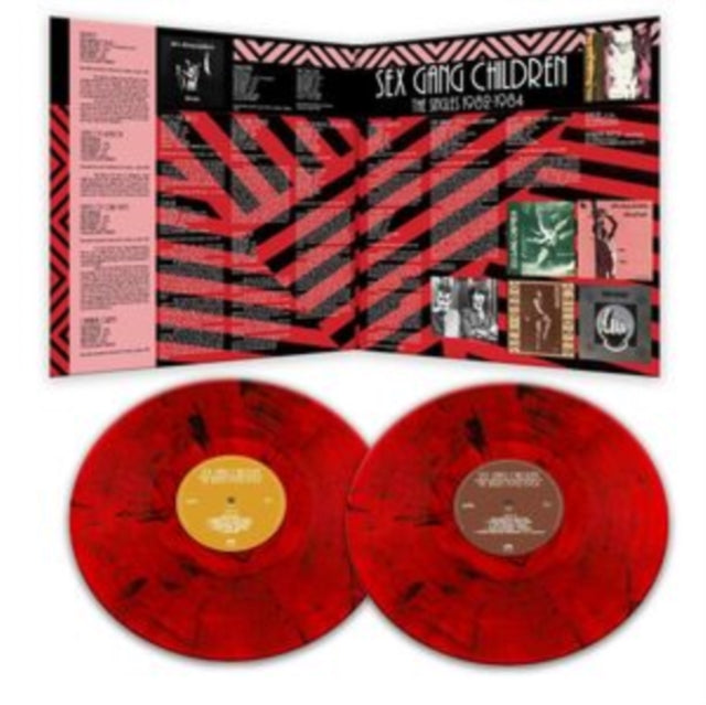 SEX GANG CHILDREN | SINGLES 1982-1984 (RED MARBLE VINYL) | VINYL RECORD (LP)