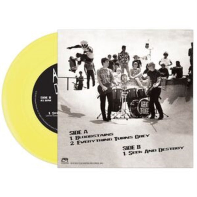 AGENT ORANGE | BLOODSTAINS (YELLOW 7INCH) | 7IN VINYL