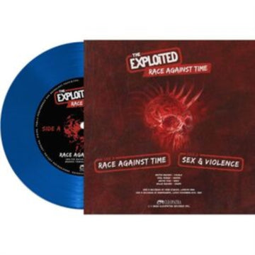 EXPLOITED | RACE AGAINST TIME (BLUE INCH) | 7IN VINYL