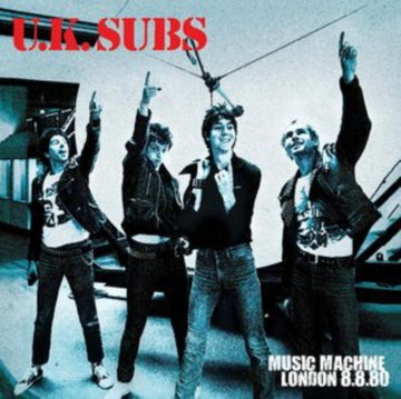 UK SUBS | MUSIC MACHINE LONDON 8/8/80 (RED VINYL) | VINYL RECORD (LP)