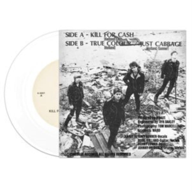KRAUT | KILL FOR CASH (WHITE 7INCH) | 7IN VINYL