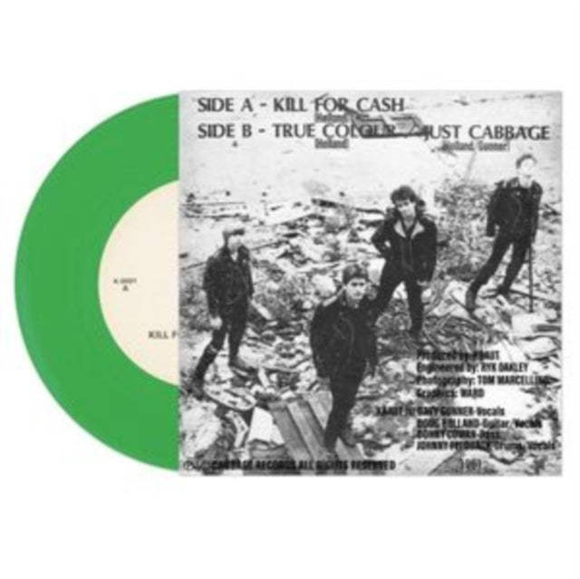 KRAUT | KILL FOR CASH (GREEN 7INCH) | 7IN VINYL