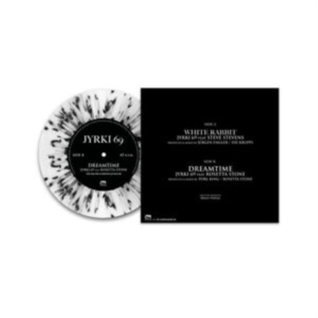 JYRKI 69 | WHITE RABBIT (BLACK/WHITE SPLATTER 7INCH) | 7IN VINYL