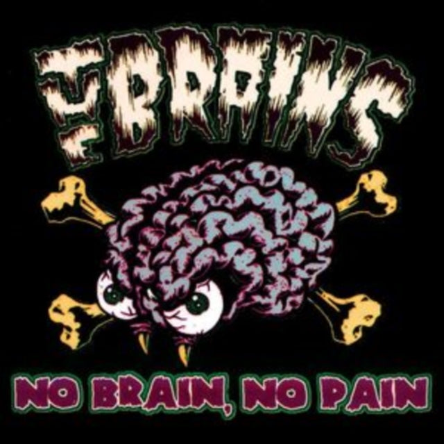 BRAINS | NO BRAIN NO PAIN (GREEN/PURPLE HAZE SPLATTER VINYL) | VINYL RECORD (LP)